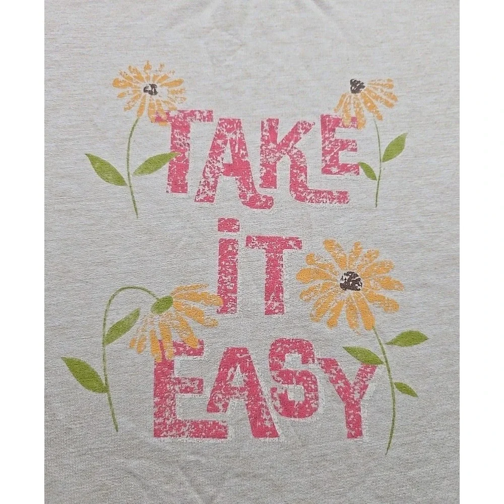 Matilda Jane Enchanted Garden‎ Walk The Talk White Brown Knit Tee Shirt 10